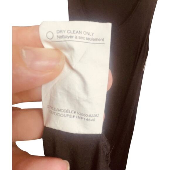 VINCE Sleeveless Soft Modal Jersey Chambray Back Maxi Tank Dress - Picture 12 of 12